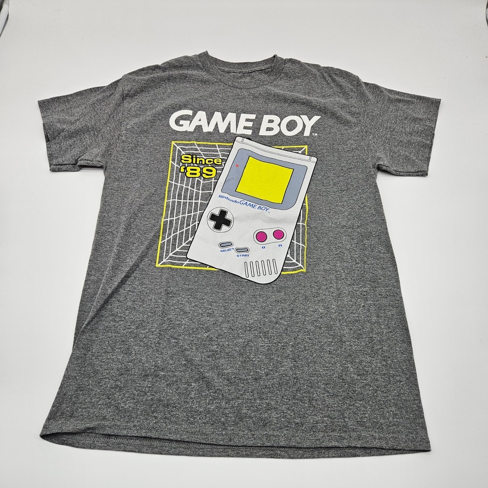 Nintendo‎ Game Boy Since 89 Graphic T Shirt Adult Medium Gray Retro Gaming Tee